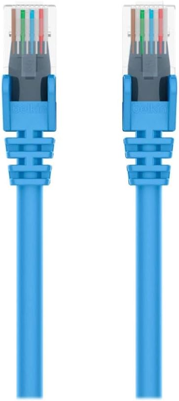 Belkin Cat6 Patch Cable - RJ-45 Male Network - RJ-45 Male Network - 10ft - Blue