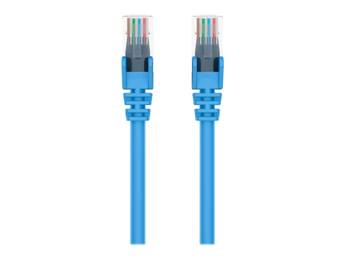 Belkin Cat6 Patch Cable - RJ-45 Male Network - RJ-45 Male Network - 10ft - Blue