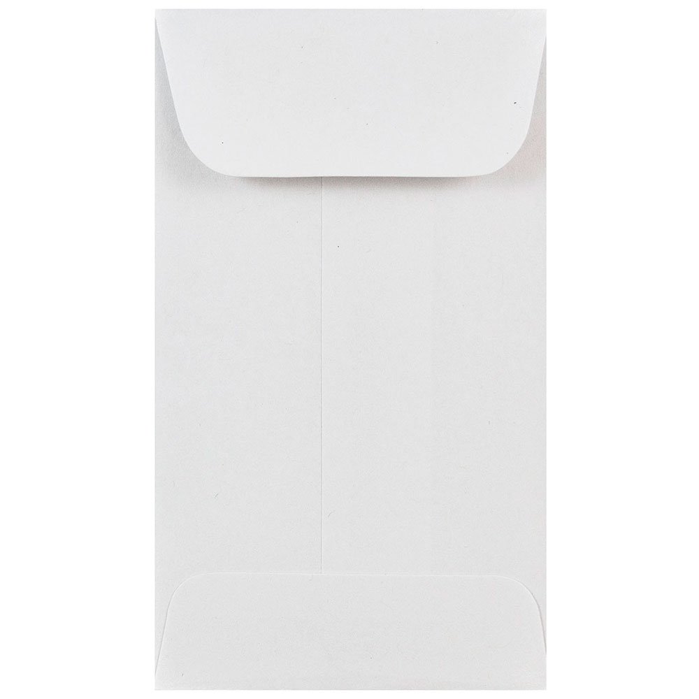 JAM PAPER Open-End Coin Envelopes - 24 lb Paper