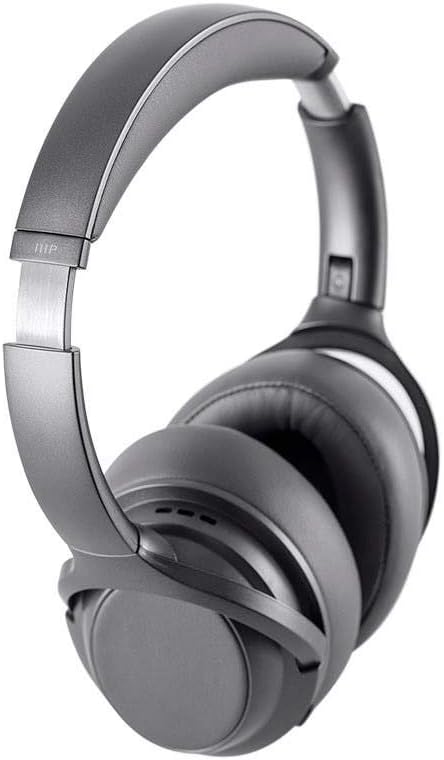 Monoprice BT-600ANC Over Ear Headphones - Bluetooth 5, Active Noise Cancelling (ANC) Qualcomm aptX HD Audio, AAC