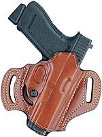 AKER LEATHER 168A FlatSider XR13 Open Top Belt Slide Holster