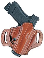 AKER LEATHER 168A FlatSider XR13 Open Top Belt Slide Holster