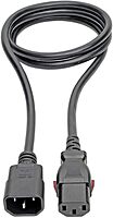 TRIPP LITE Computer Power Extension Cord (C14 to C13) Locking C13, 10A 18 AWG