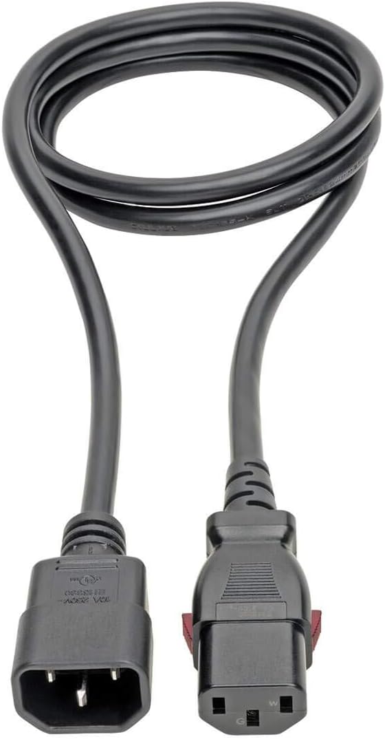TRIPP LITE Computer Power Extension Cord (C14 to C13) Locking C13, 10A 18 AWG