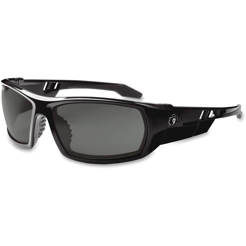 Ergodyne ODIN Skullerz Odin Safety Sunglasses, Smoke Lens, Black 50030