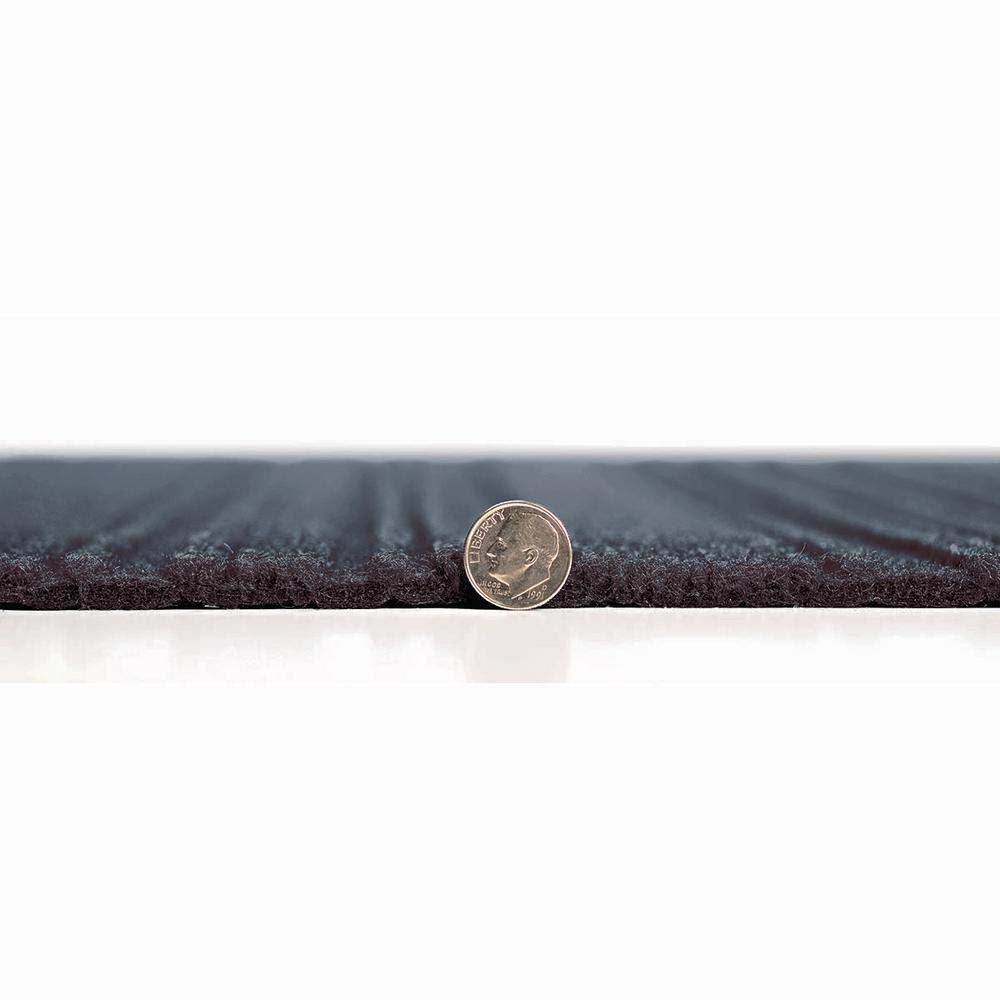Foss Peel and Stick First Impressions Barcode Rib O. Blue 24 in. x 24 in. Commercial Carpet Tile (15 Tiles/Case)