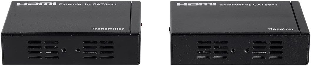 Monoprice HDMI Extender Over Single CAT6 (TCP/IP) - 100 Meters (328 Feet) With IR Support, HDCP 1.1 - Blackbird Series