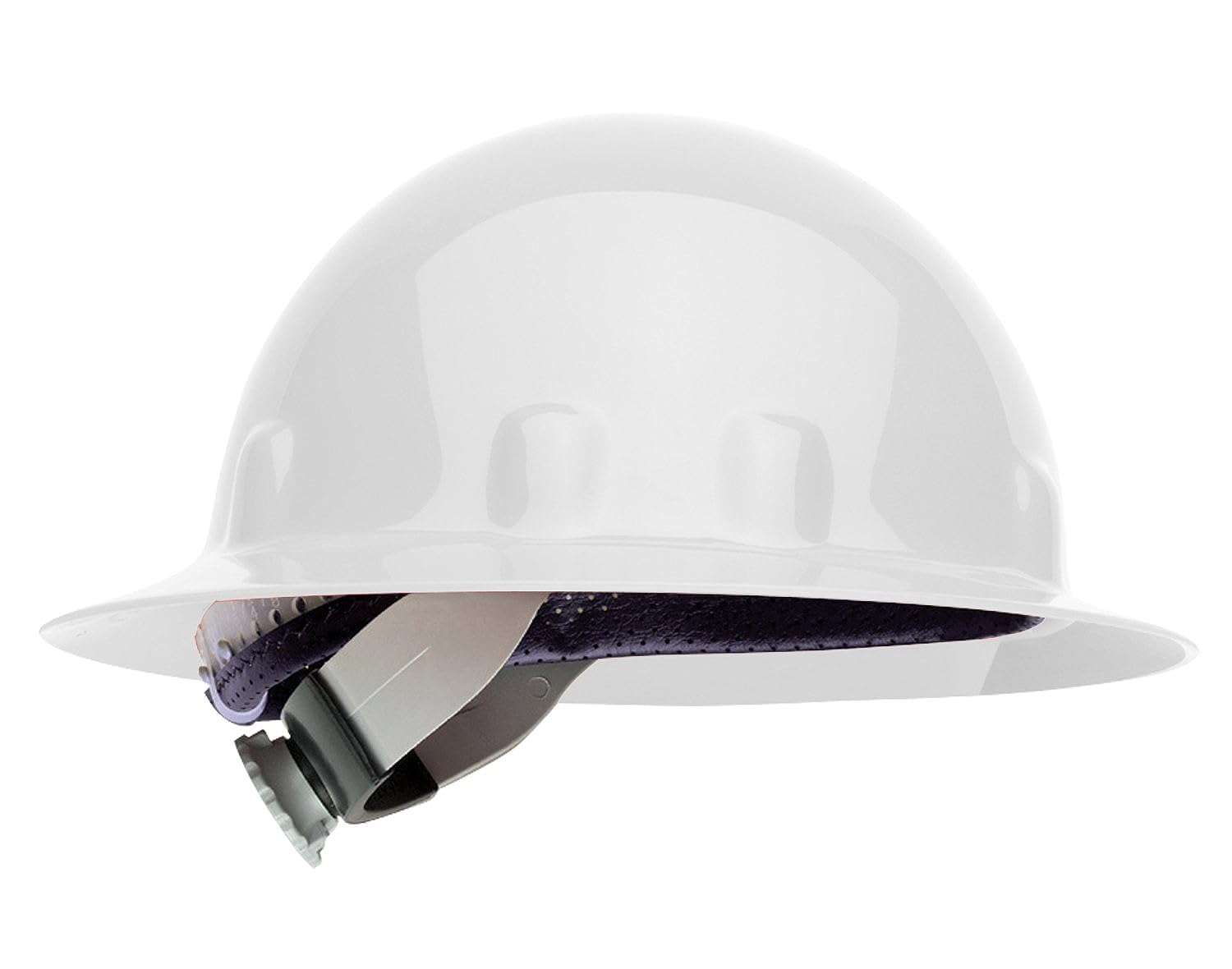 Fibre-Metal by Honeywell E1SW01A000 Super Eight Full Brim Swing-Strap Hard Hat, White, Medium