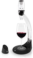 Vinturi Wine Aerator Deluxe Essential Red Wine Pourer and Decanter Tower Stand Set Easily and Conveniently Aerates Wine by
