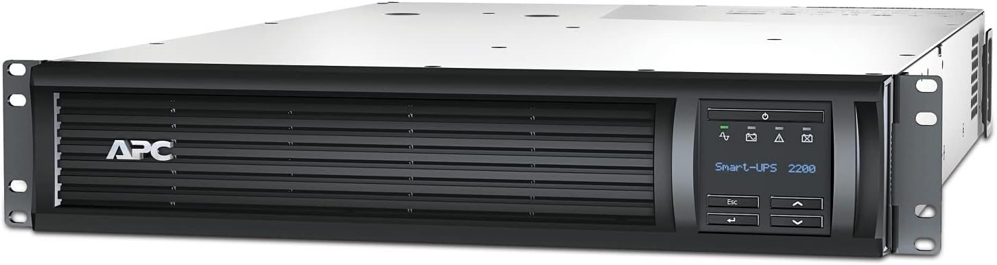 APC by Schneider Electric Smart-UPS 2200VA LCD RM 2U 120V with Network Card