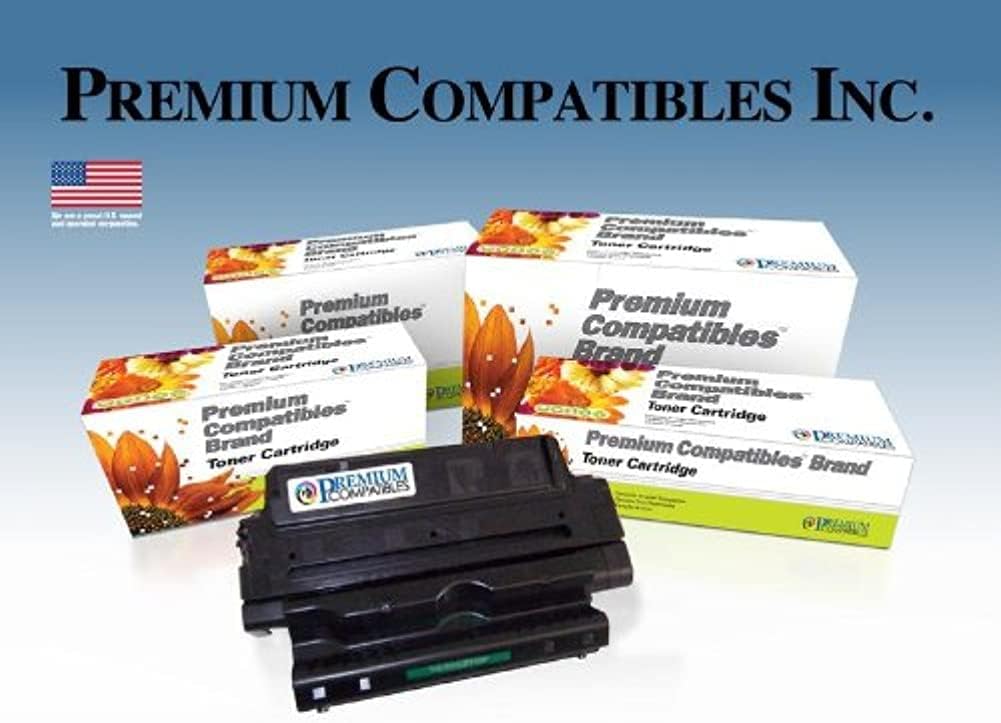 PREMIUMCOMPATIBLES Premium Compatibles Inc. 43502301-PCI Replacement Ink and Toner Cartridge for Okidata Printers, Black