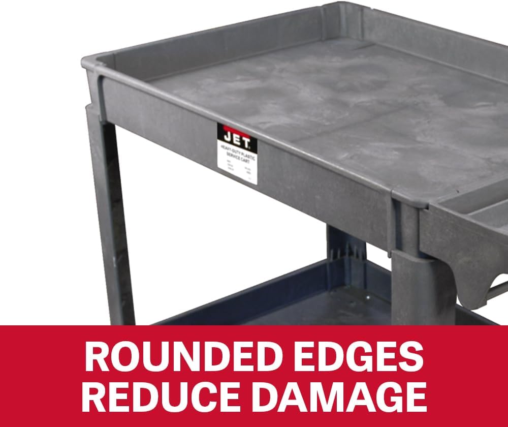 JET 37" x 25" Utility Service Cart, 500 Lbs. Capacity (Model PUC-3725)