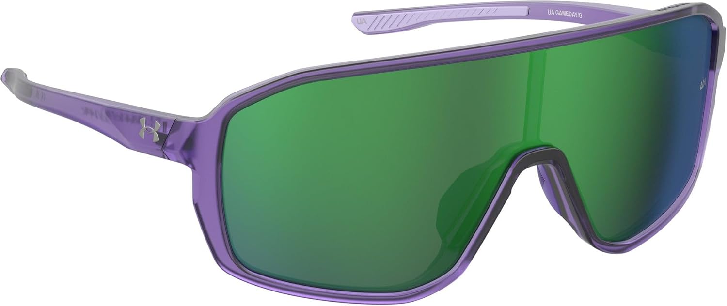 Under Armour Men's Gameday/G Shield Sunglasses 99/01/130 Matte Violet