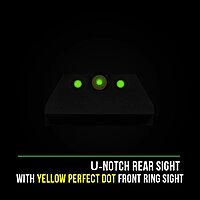 NIGHT FISION Standard Height Perfect Dot Tritium Night Sight Set for Sig Sauer P-Series