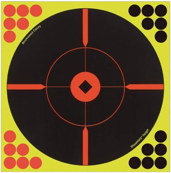 Birchwood Casey Shoot-N-C 12" Bull's-Eye Reactive Targets