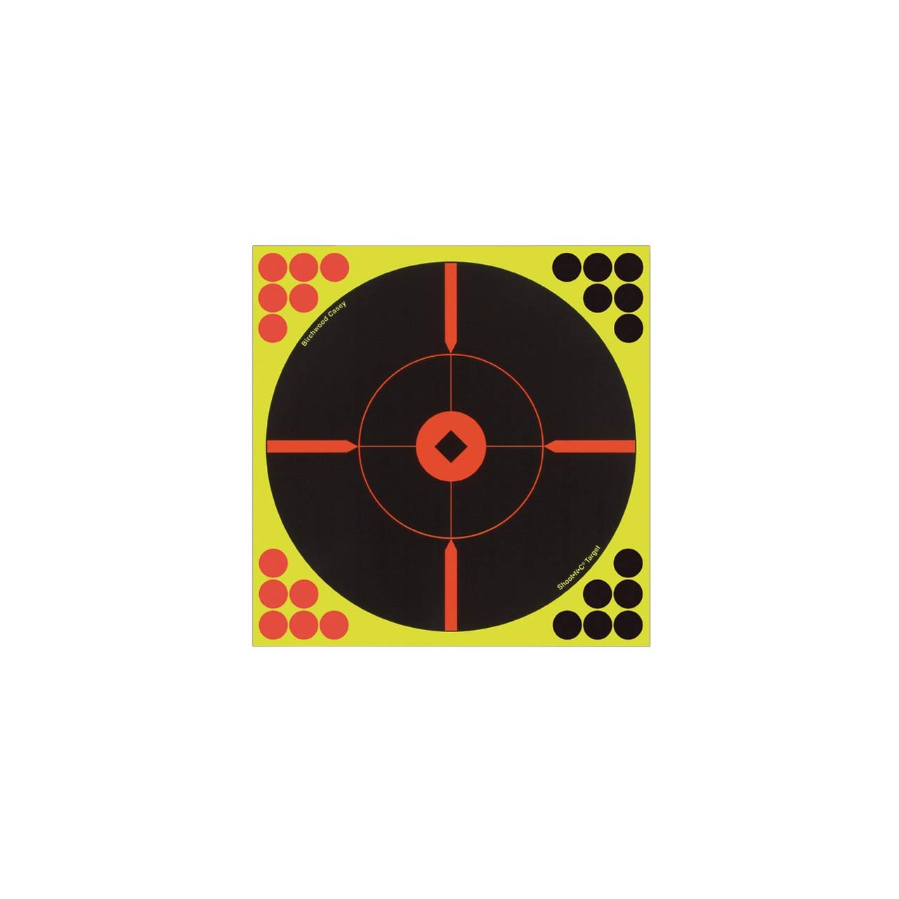 Birchwood Casey Shoot-N-C 12" Bull's-Eye Reactive Targets