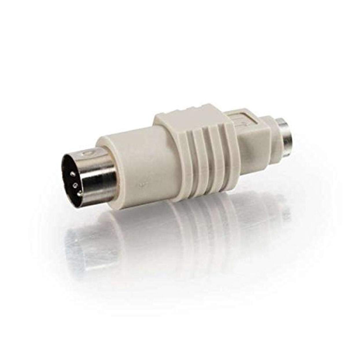 C2G 02475 PS/2 Female to AT Male Keyboard Adapter, Beige Female to AT Male Adapter