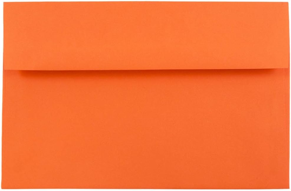 JAM Paper Booklet Invitation Envelopes, Gummed Seal, 30% Recycled