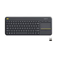 Logitech K400 Plus Wireless Touch TV Keyboard With Easy Media Control and Built-in Touchpad
