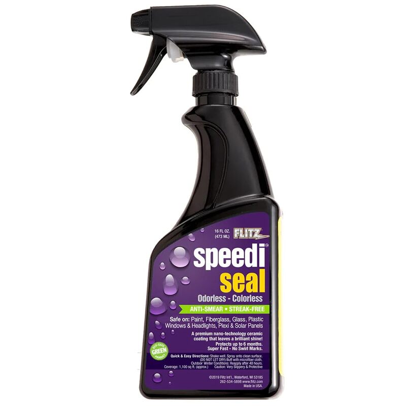 Flitz Speedi Seal - 16oz Bottle of USA-Made Ceramic Coating for Cars to Polish & Protect for Up to 6 Months - Works on Paint