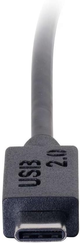 Legrand - C2G USB C to B Cable, Female to Male USB Cable, USB 2.0 Cable, 6 Foot Data Transfer Cable, Black USB Cord, 1 Count