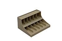 Control Group 2-Tier Metal Coin Wrap And Bill Strap Racks, Beige