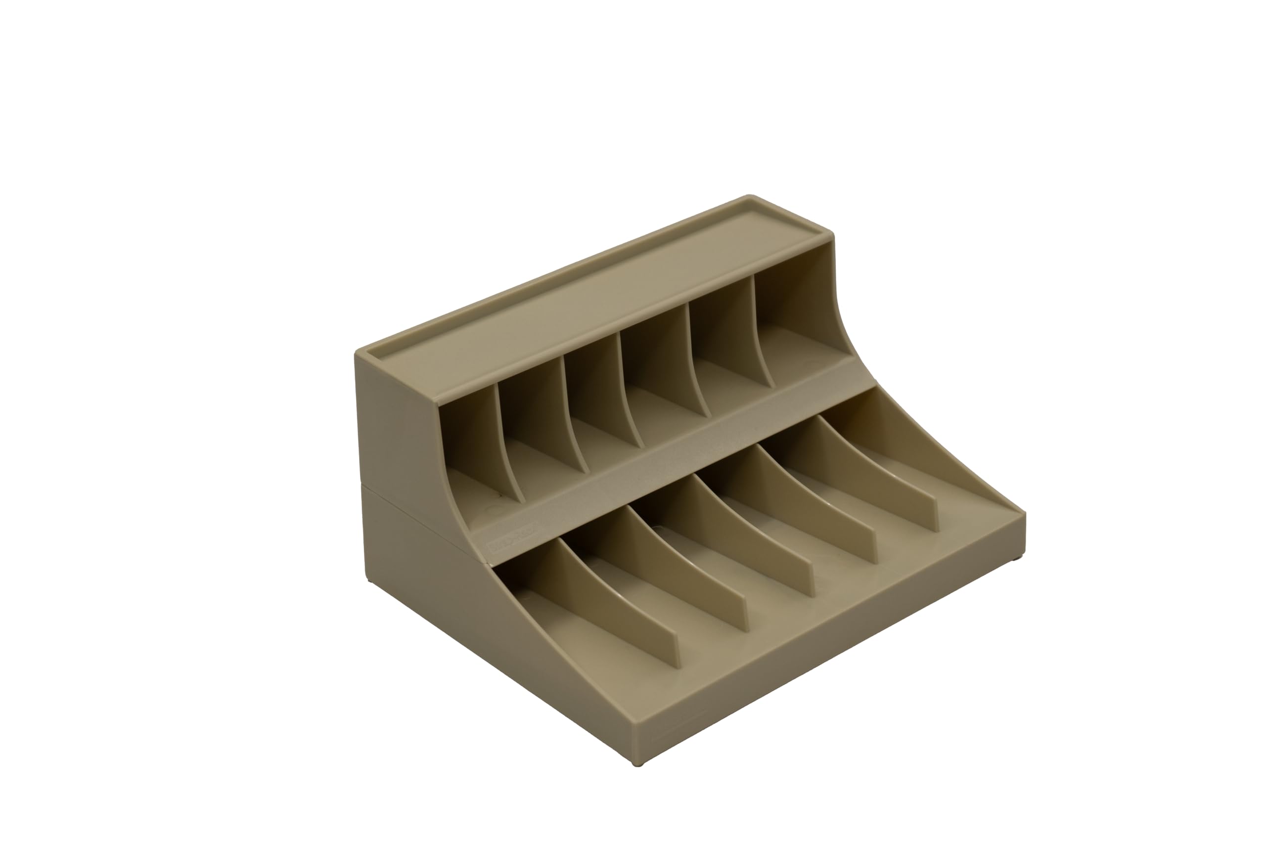 Control Group 2-Tier Metal Coin Wrap And Bill Strap Racks, Beige