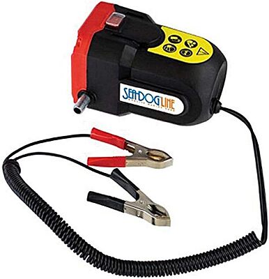 Sea-Dog Oil Change Pump w/Battery Clips - 12V