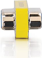 C2G 02781 DB9 F/F Serial RS232 Mini Gender Changer/Coupler, Nickel 1.5 Inch