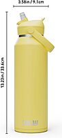 CAMELBAK Thrive Flip Straw Insulated Stainless Steel Water Bottle