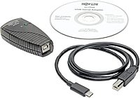 Tripp Lite Keyspan High Speed USB-C to Serial Adapter DB9 RS232 Cable, 3 Feet / 0.91 Meters, Windows Server & MacOS Compatible, 3-Year Warranty (USA-19HS-C)