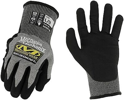 MECHANIX WEAR SpeedKnit Cut & Puncture Resistant Gloves, HPPE Nitrile Palm