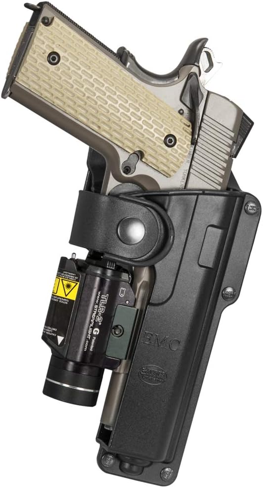 Fobus Tactical Speed Holster Belt T1911BH Full size1911 holds Handgun with Laser or Light