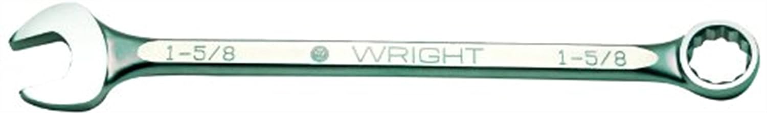 Wright Tool 1172 12-Point Heavy Duty Flat Stem Combination Wrench,Silver