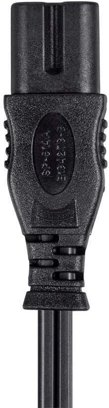 Monoprice Figure-8 (IEC C7 / IEC-320-C7) Non-Polarized Power Cord 18AWG SPT-2 Black