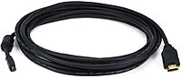 Monoprice 15ft 34AWG Standard HDMI Cable With Ethernet - HDMI Micro to HDMI Connector 15 Feet