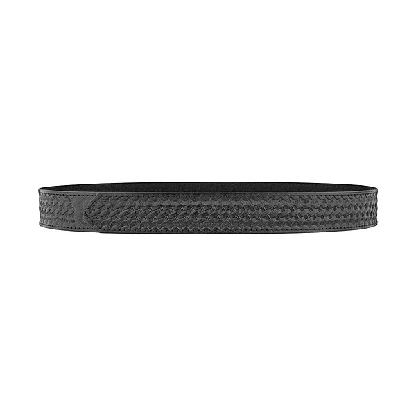 DUTYMAN 1-1/2" Basketweave Leather Buckleless Inner Belt - 100% Genuine Leather w/No Fillers