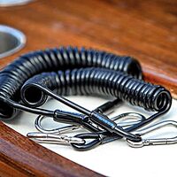 Tigress Heavy-Duty Coiled Safety Tether - 1200lbs