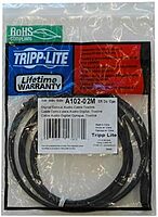 Tripp Lite Toslink Digital Optical SPDIF Audio Cable, 2M (6-ft.) (A102-02M)