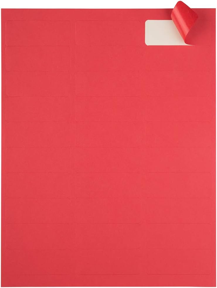 JAM PAPER Mailing Address Labels - Self-Adhesive Rectangular