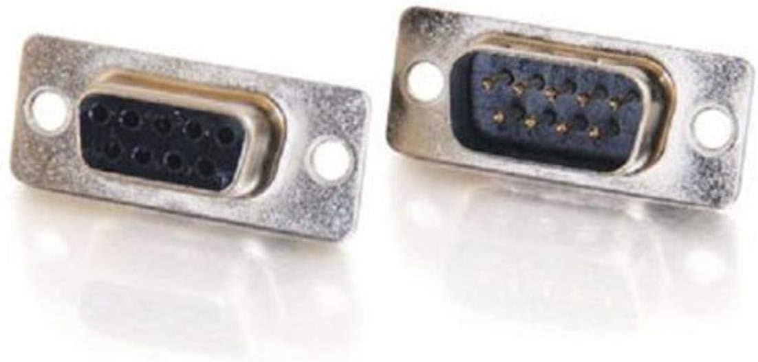 C2G 01557 DB9 Male D-Sub Solder Connector, Gold