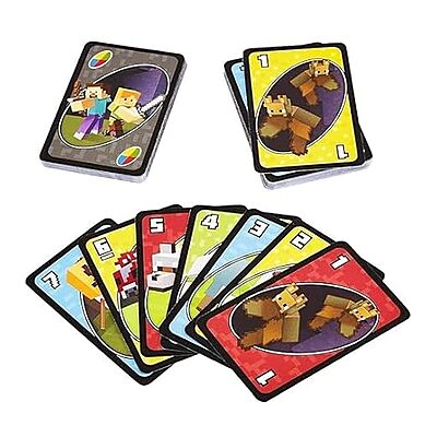 UNO Minecra'ft Cards Game