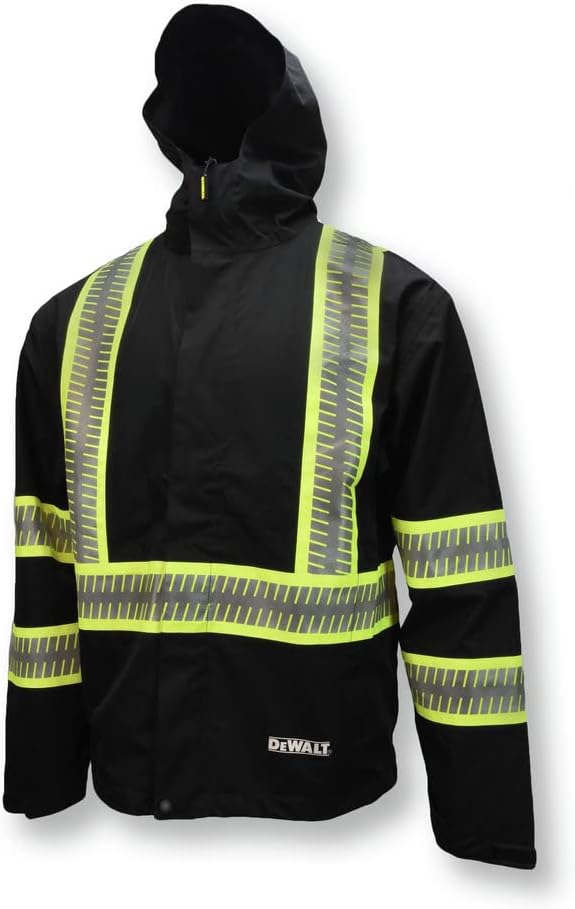 DEWALT DRW11 Waterproof Lightweight Packable Raincoat - XL