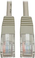 Tripp Lite Cat5e 350MHz Molded Patch Cable (RJ45 M/M) - Gray, 1-ft.(N002-001-GY)