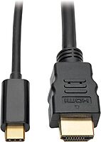 Tripp Lite USB C to HDMI Adapter Cable Converter UHD Ultra High Definition 4K x 2K @ 30Hz M/M Thunderbolt 3 Compatible