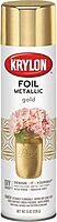 Krylon Foil High Gloss Gold Metallic Spray Paint 8 oz.