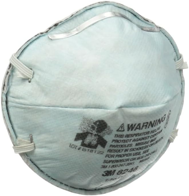 3M 8246 Household Cleanser Odor Respirator,R95 Non-Valved, Disposable Respirator, 1-Pack