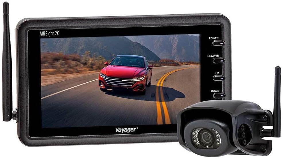 Voyager WiSight 2.0 - 7" Monitor w/Camera f/Prewire Systems - Wireless