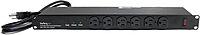 StarTech.com 16 Outlet Horizontal 1U Rack Mount PDU Power Strip for Network Server Racks - Surge Protection - 120V/15A