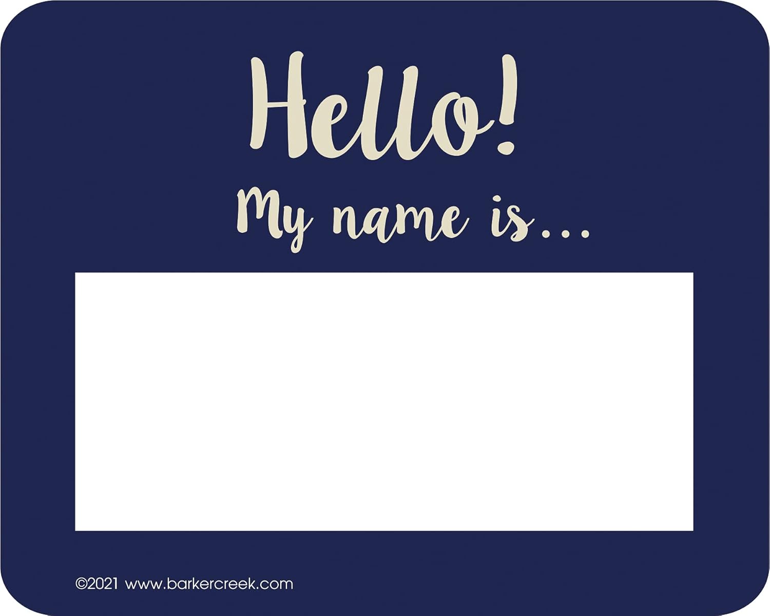 Barker Creek Name Badges & Self-Adhesive Labels, Oh, Hello!, Multi-Design, Multi Purpose, Use as Name Tags, Gift Tags
